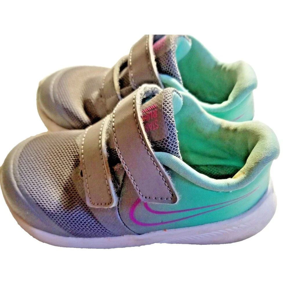 Kid's Nike Sneakers Star Runner Unisex Easy On & Off Casual Play US Size 7C